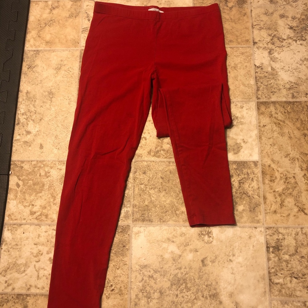 Forever 21 Red Leggings
